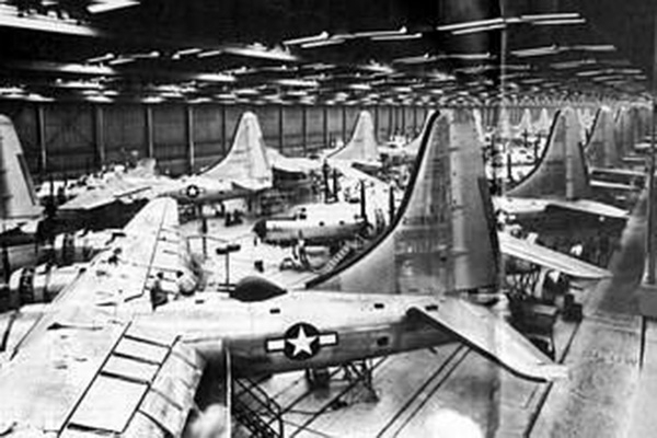 二战后期美军飞机工厂